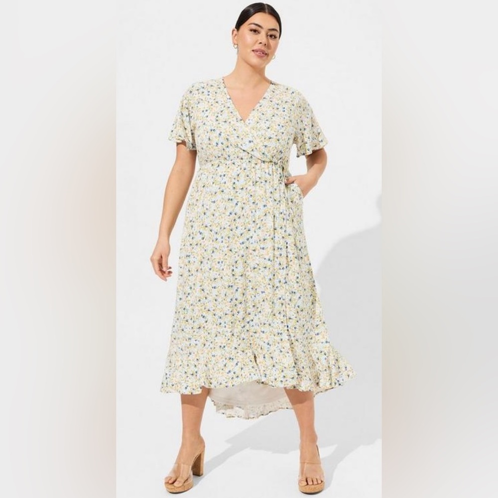 NWT Torrid Maxi Wrap Dress. Size 3